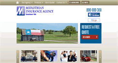 Desktop Screenshot of midlothianinsurance.com